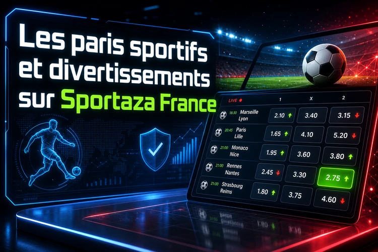 Les paris sportifs et divertissements sur Sportaza France